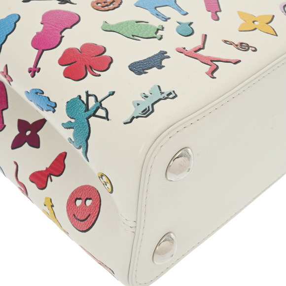 Louis Vuitton Collection Capucines BB worldwide Vik Muniz White Handbag - Picture 7 of 11